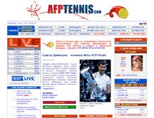 Tablet Screenshot of afptennis.com